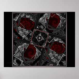 Through the Looking Glass Fractal Poster