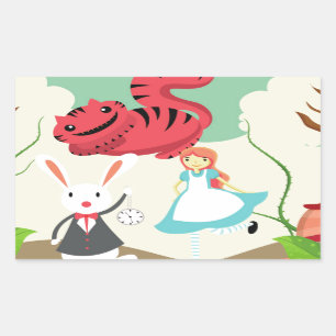 Through The Looking Glass Rectangular Sticker