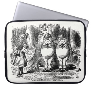 Through the Looking Glass, Tweedledum & Tweedledee Laptop Sleeve