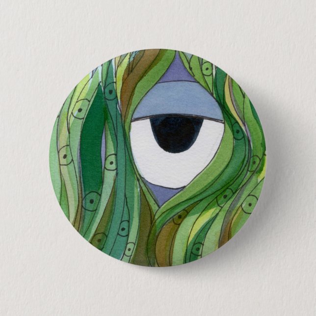 Through the Looking Grass Pin (Front)