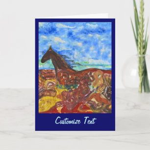 Through the Meadow Thank You Card