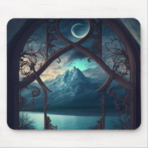Through the Moonlit Window  Mouse Pad