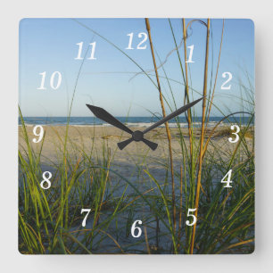 Through The Sea Oats Wall Clock