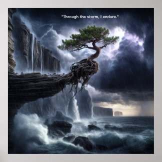 Through The Storm, I Endure. Poster