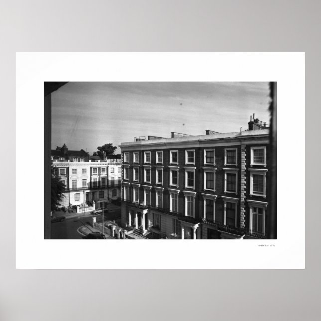 THROUGH THE WINDOW London Photography Poster (Front)