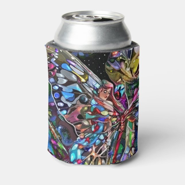 Through The Wing of a Butterfly Can Cooler (Can Back)