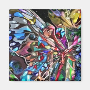 Through the Wings of a Butterfly Magnet