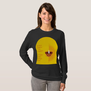 Through the Wounds T‑Shirt Healing Light Mandala T-Shirt