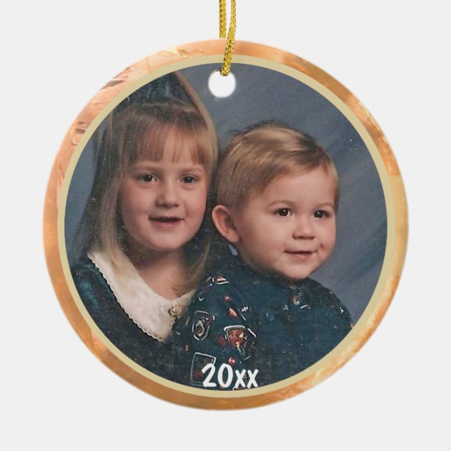 Through The Years Photo Keepsake Ornament (Front)