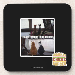 Through thick and thin coaster