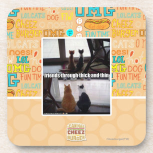 Through thick and thin coaster