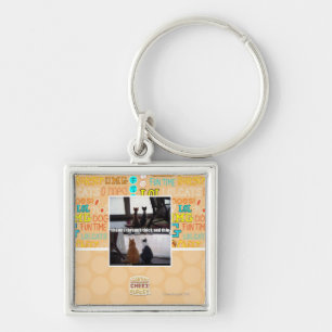 Through thick and thin key ring