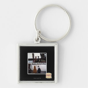 Through thick and thin key ring