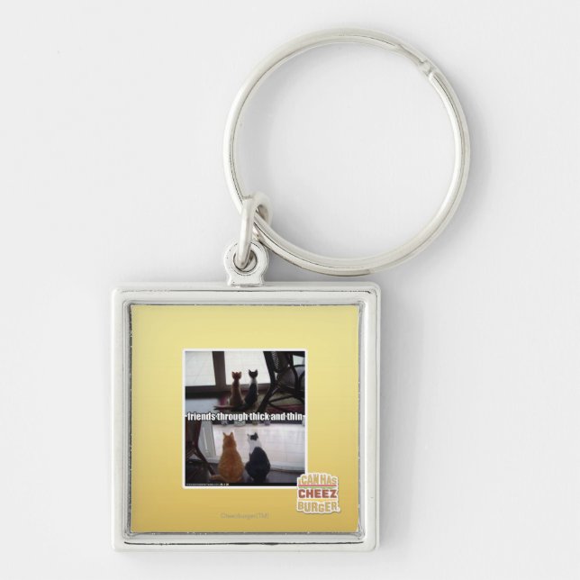 Through thick and thin key ring (Front)
