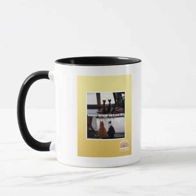 Through thick and thin mug (Left)