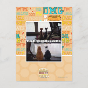 Through thick and thin postcard