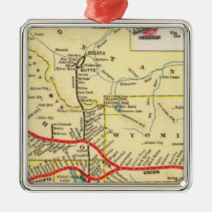 Through train service from Chicago Metal Tree Decoration