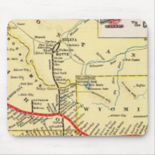 Through train service from Chicago Mouse Pad