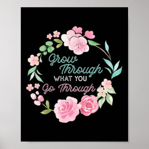 Through What You Go Through Mental Health Problems Poster