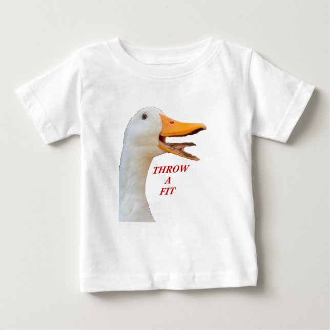 Throw A Fit Baby T-Shirt (Front)