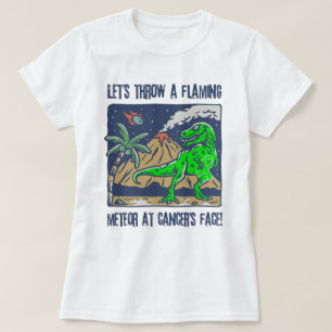 Throw A Flaming Meteor At Lymphoma Awareness Funny T-Shirt