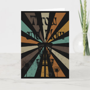 Throw And Flow Disc Golf Boho Retro Nature Chain S Card