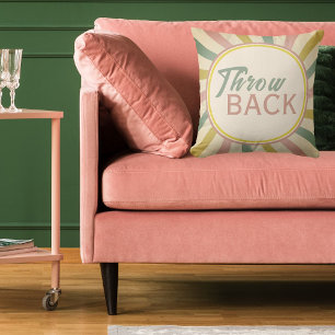 THROW BACK ironic retro back support Cushion