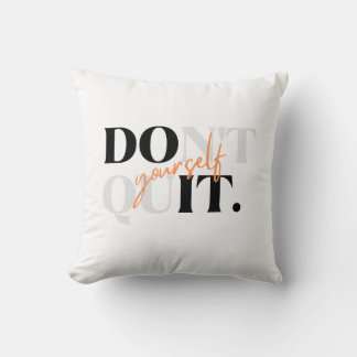 Throw billow cushion