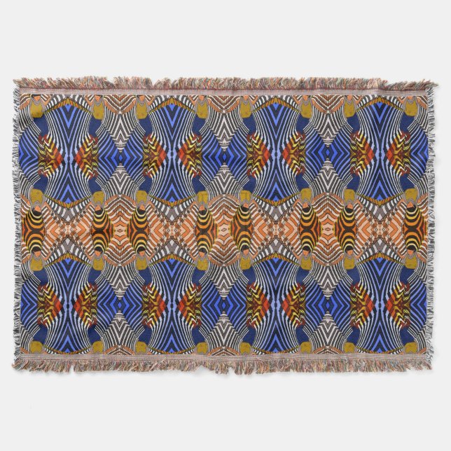 Throw Blanket/African Pattern (Front)