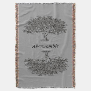 Throw Blanket - Family Trees