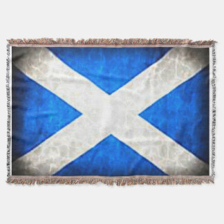 Throw Blanket. Flag of Scotland.