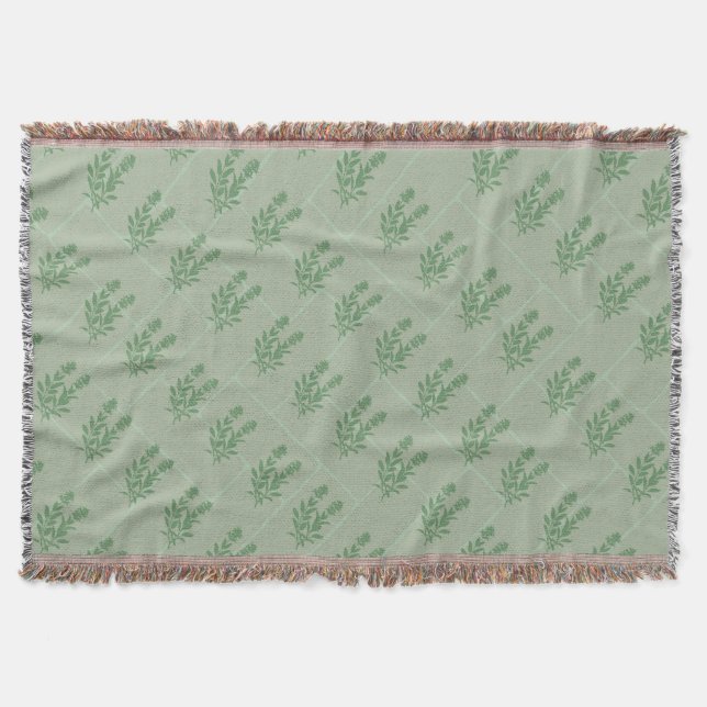 Throw Blanket - Green Sage (Front)
