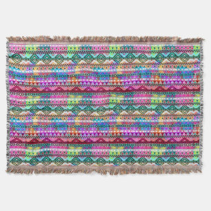 Throw Blanket/Native American Print Blanket