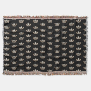 Throw Blanket-Pageant Crown Blanket