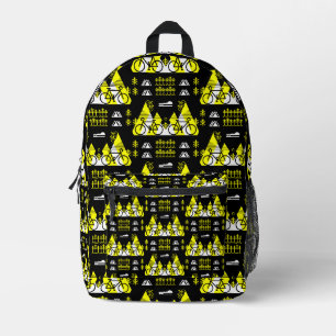 Throw Blanket Printed Backpack
