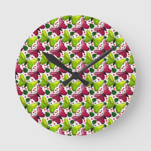 Throw Blanket Round Clock