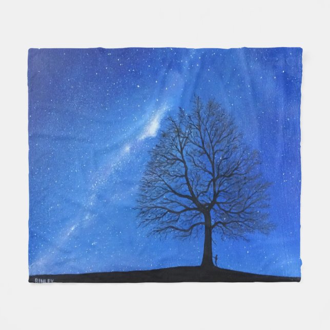 Throw Blanket - "The Heavens Declare" (Front (Horizontal))