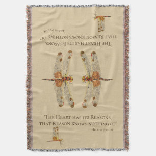 Throw Blanket with Dragonflies