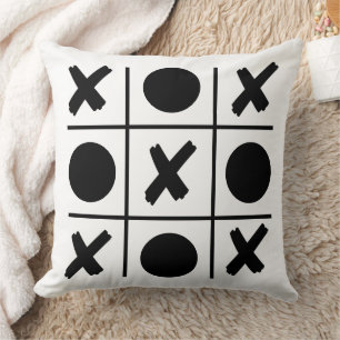 Throw Cushion - Noughts and Crosses
