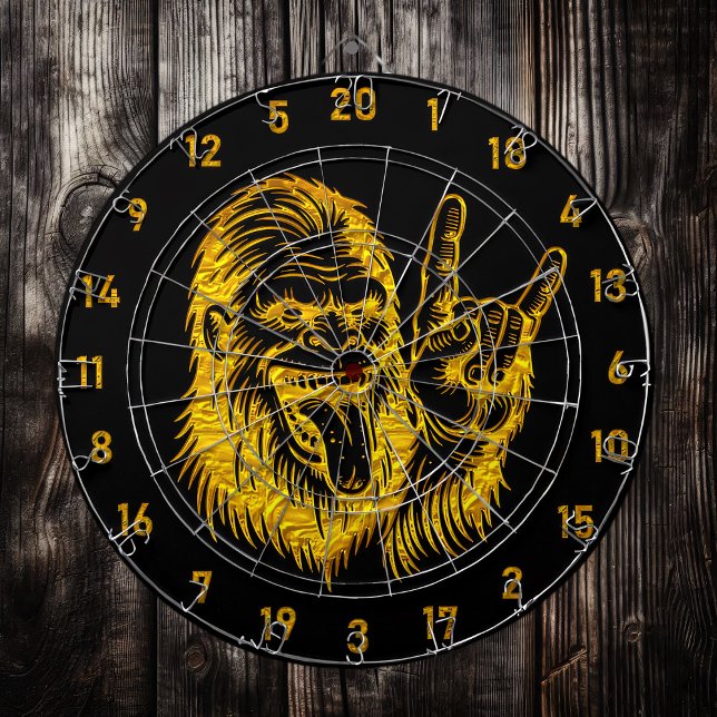 Throw Darts, Find Bigfoot (Maybe) Dartboard (Creator Uploaded)