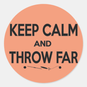 Throw Far, Shot Put Discus Hammer Throw Sticker