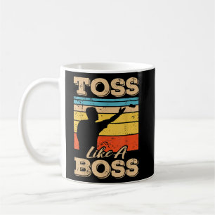 Throw like a Boss Vintage Cornhole Coffee Mug