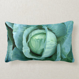 Throw lumbar pillow with cabbage image