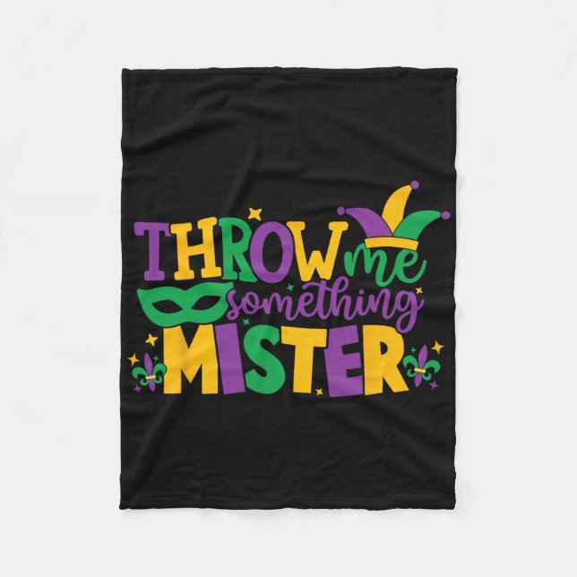 Throw Me Something Mister2  Fleece Blanket (Front)