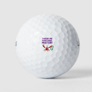 Throw Me Something Mister!  Cajun Mardi Gras Golf Balls