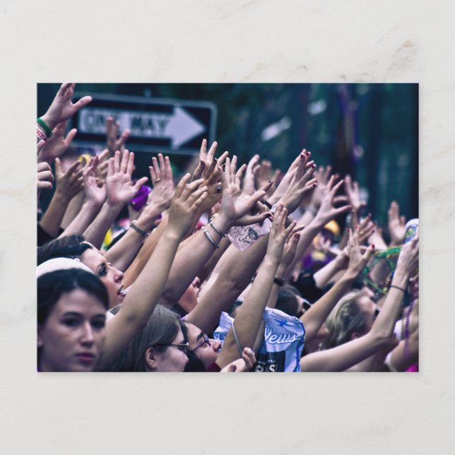 Throw me Something Mister Postcard (Front)