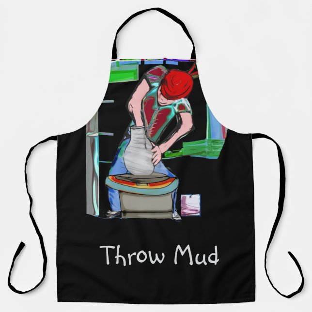 Throw Mud Pottery Apron (Front)