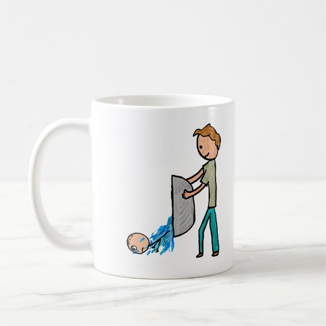Throw Out Baby With Bathwater Coffee Mug (Left)