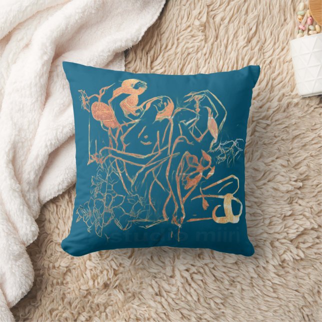 THROW "PELLOW" studio miiri Cushion (Blanket)