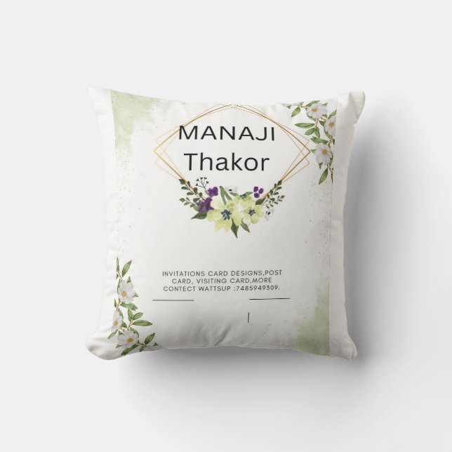 Throw Pillow (Front)